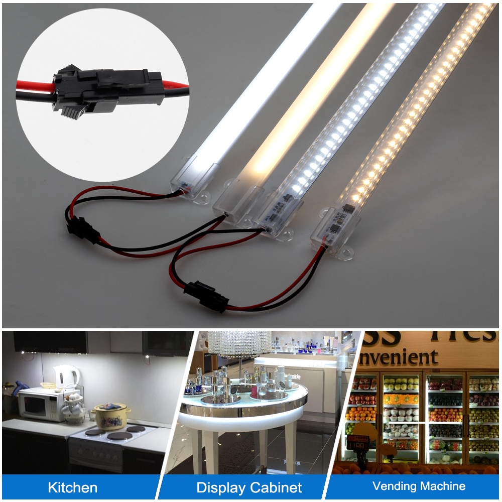 AC220V SMD 2835 Rigid LED Light Bars 50cm 72LEDs High Brightness